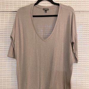 Express Three quarter length dolman sleeves tee